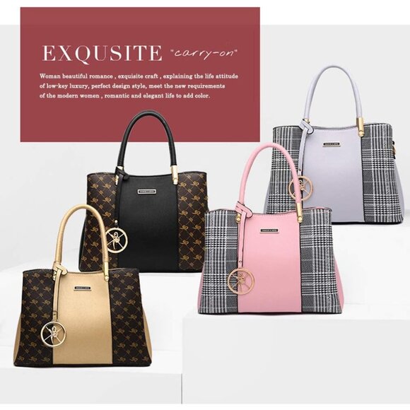 Women Purses and Handbags Top Handle Satchel Shoulder Bags Messenger Tote Bag fo - Picture 8 of 8